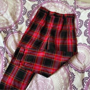 Topshop Cropped High-Waisted Pants